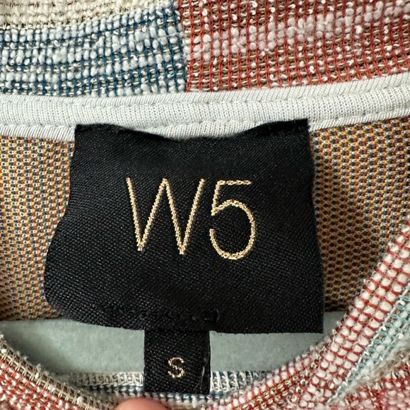W5 Anthropologie Multicolor Striped Blouse - Picture 3 of 3